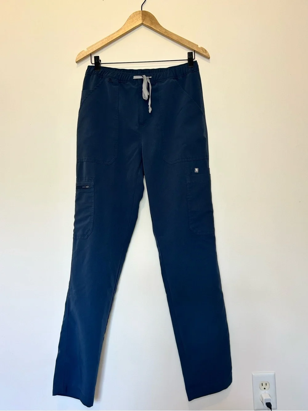 Figs Mens Cairo Cargo Scrub Pants Straight Leg Small